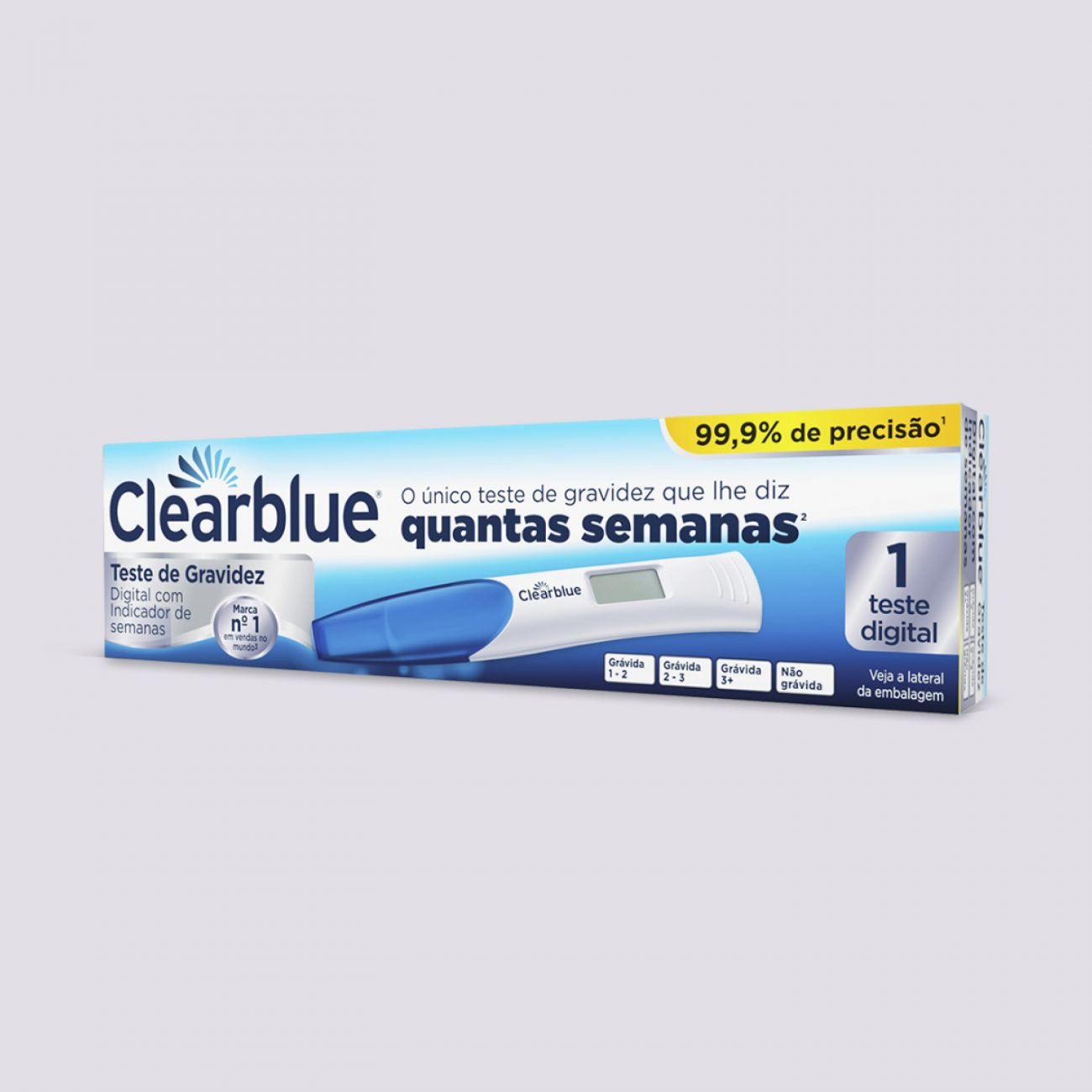 Teste De Gravidez Clearblue Indicador De Semanas Famivita