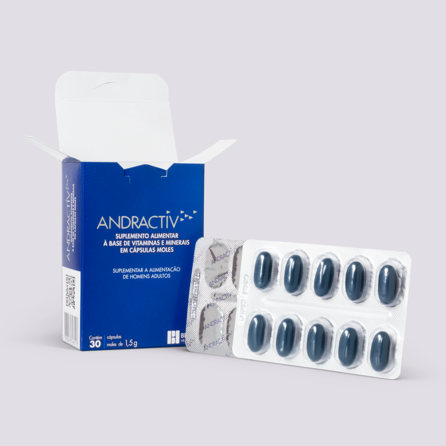 Andractiv 30 Cápsulas Vitamina Para O Homens Famivita 6322