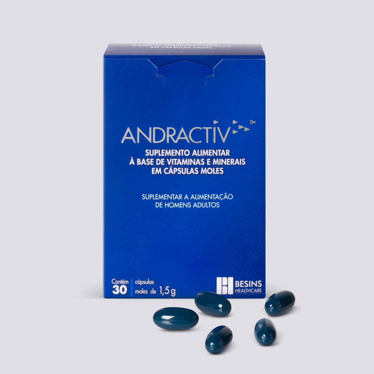 Andractiv 30 Cápsulas Vitamina Para O Homens Famivita 9926
