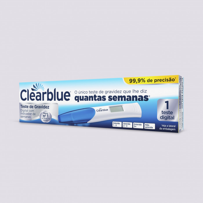 Teste De Gravidez Clearblue Com Indicador De Semanas Famivita 